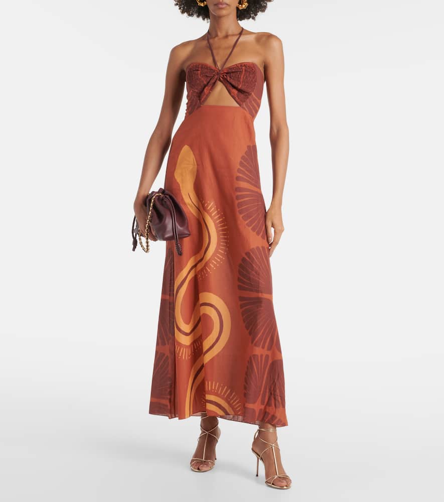 Johanna Ortiz Cotton maxi dress