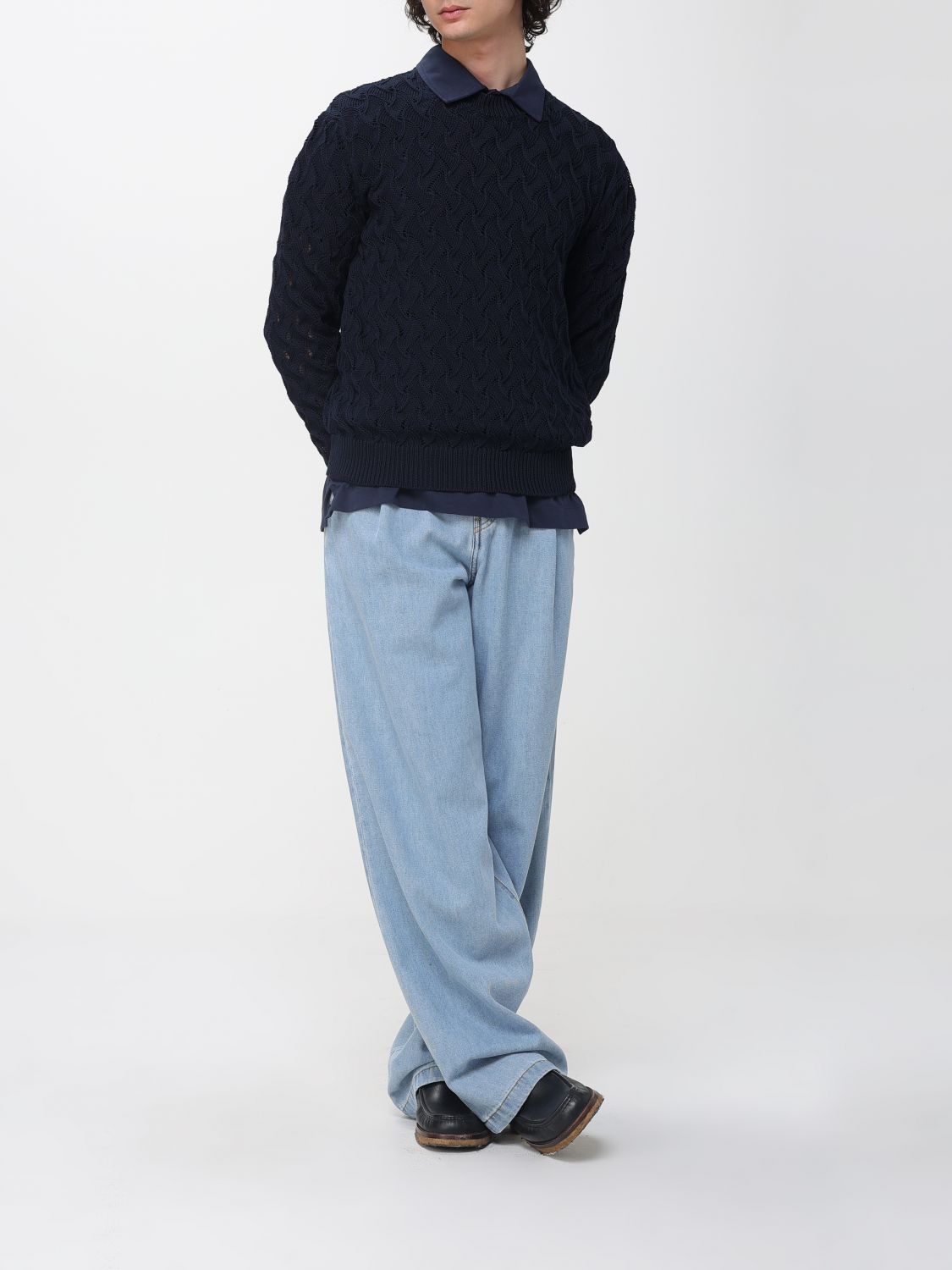 Sweater Men color Blue