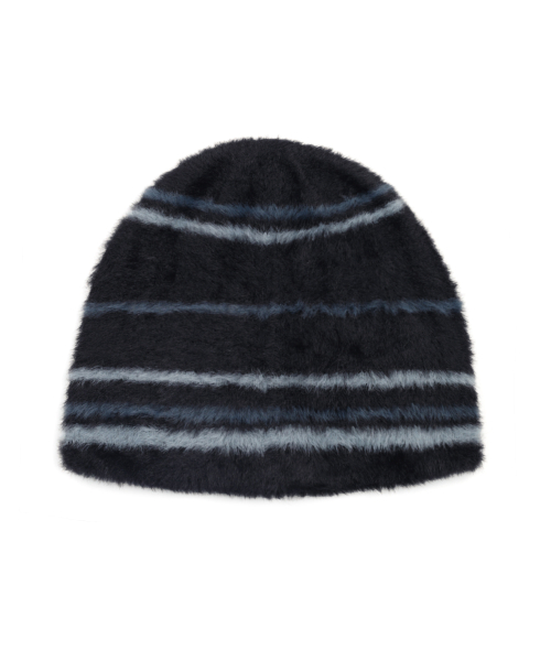 XTA095 Stripe Soft Hairy Beanie