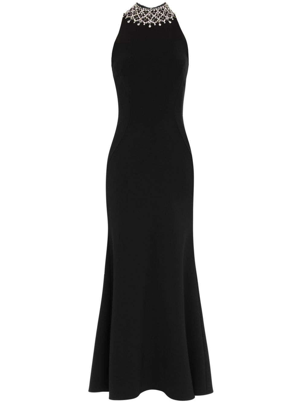 Pechora crystal-embellished midi dress - Black