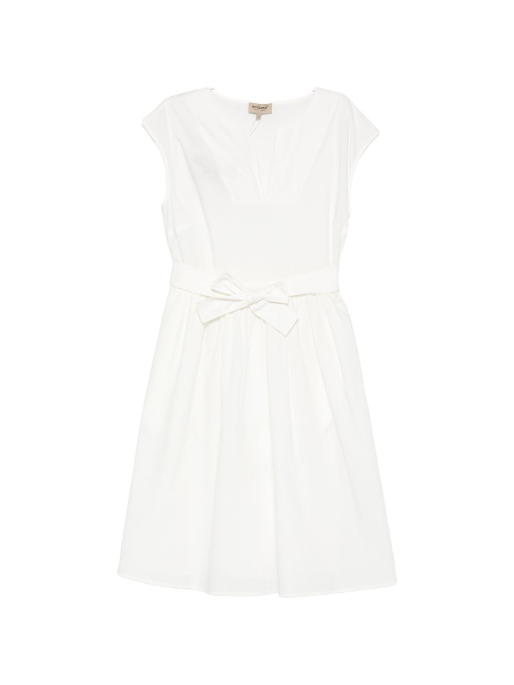 V-neck Cotton short dress
