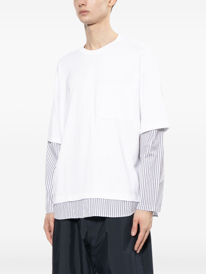 White Full Sleeves T-shirt