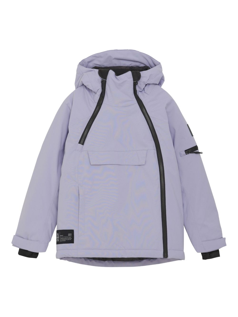 Hooded zip-up jacket - Purple