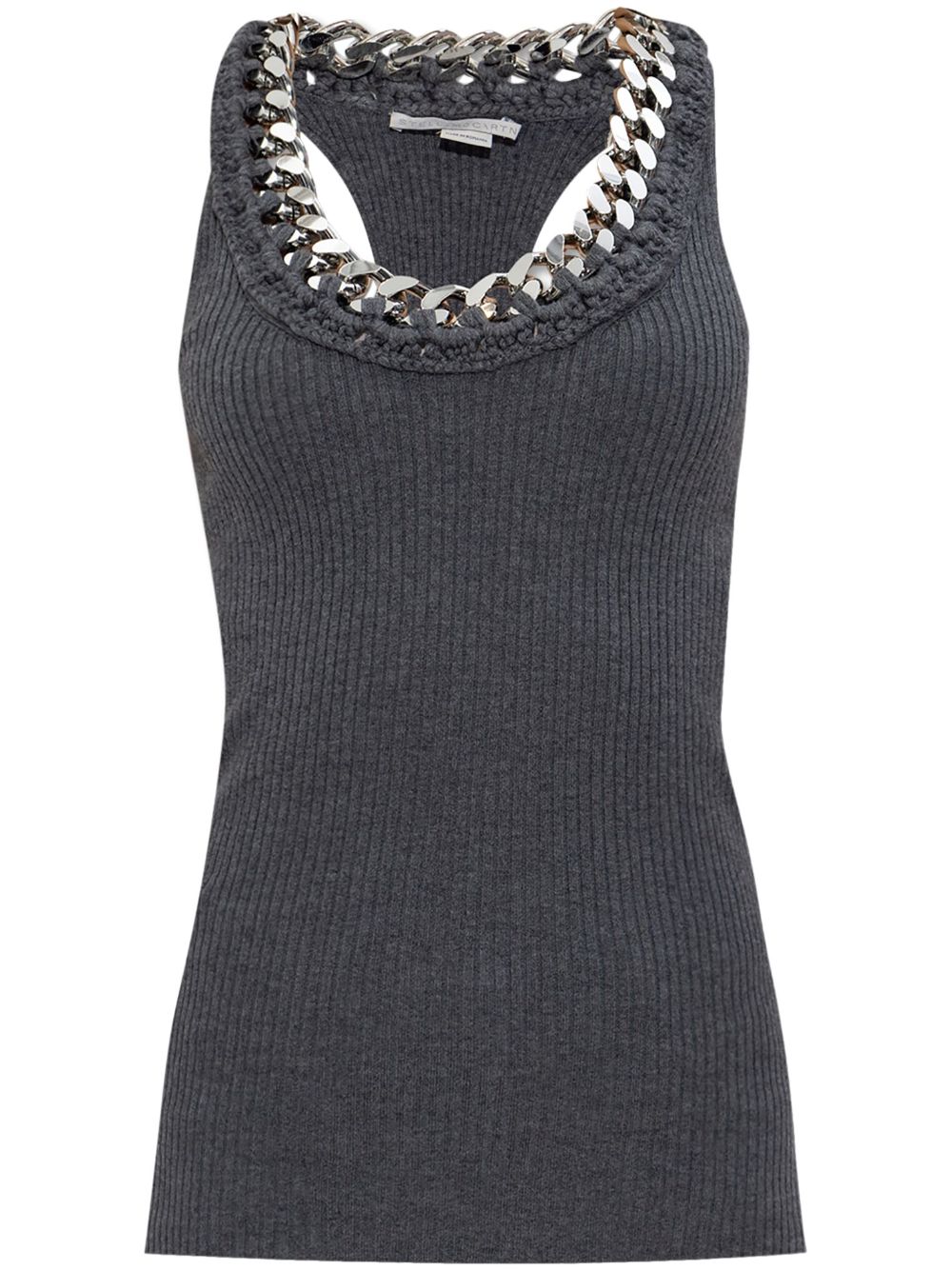 Chunky-chain tank top - Grey