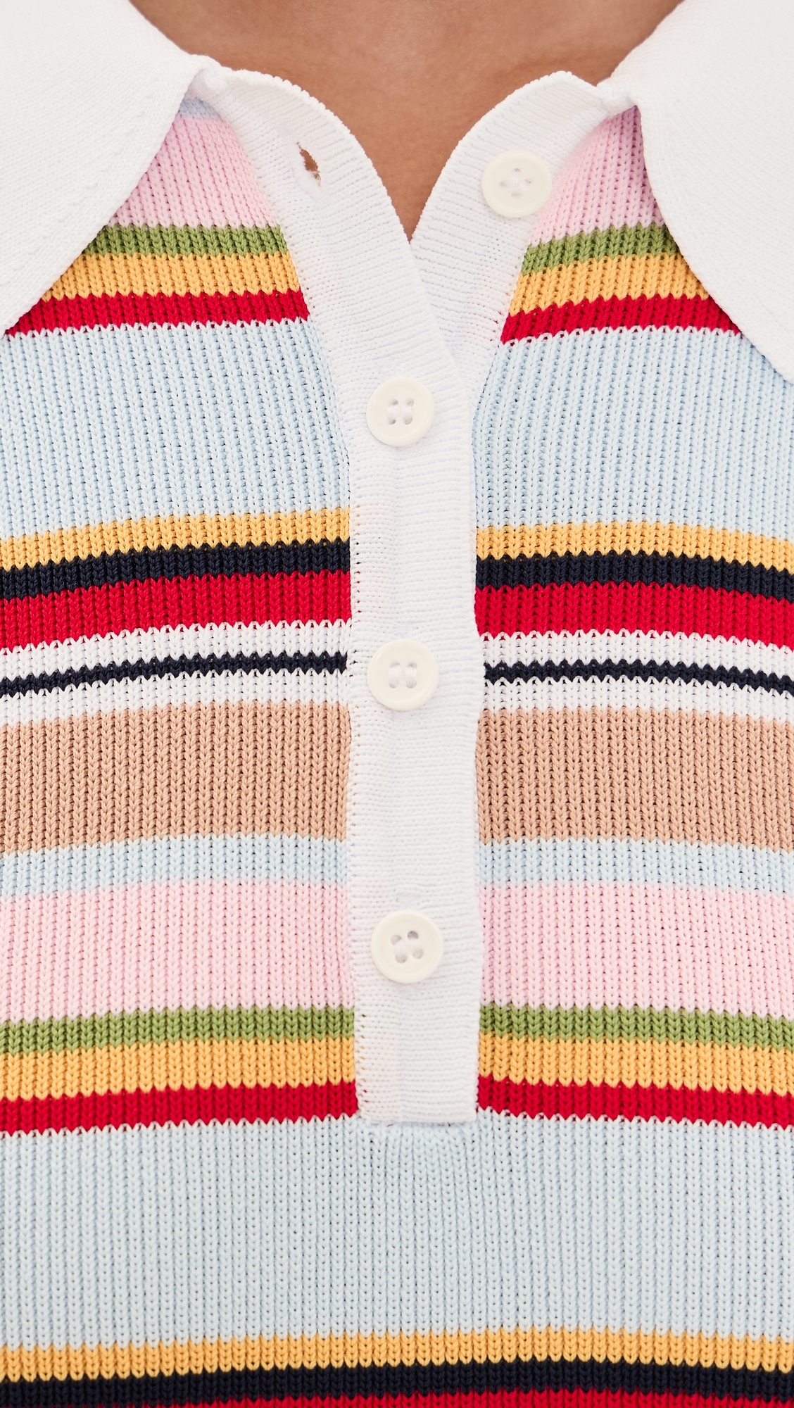 Halter Polo Tank Top Multi-Color