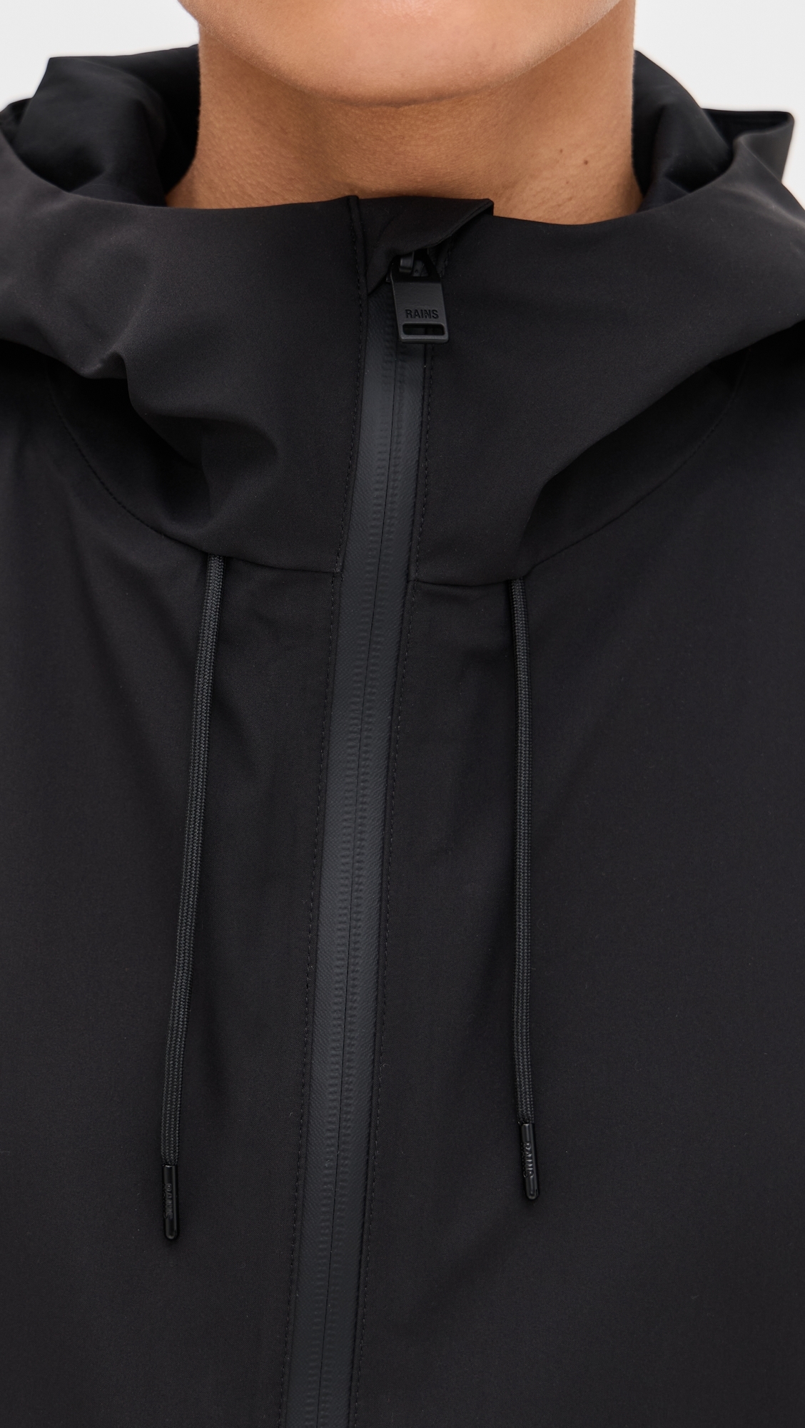 Rains Suva Hardshell Long Jacket Black