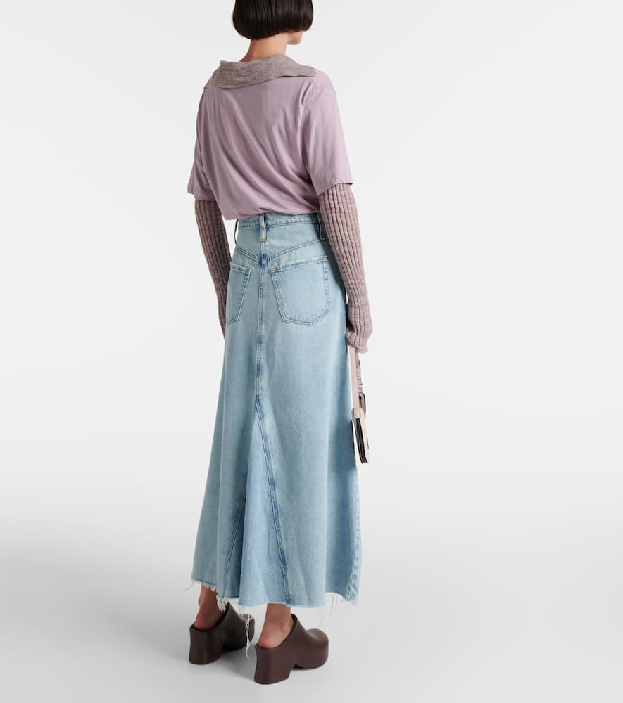 Dorothy denim maxi skirt