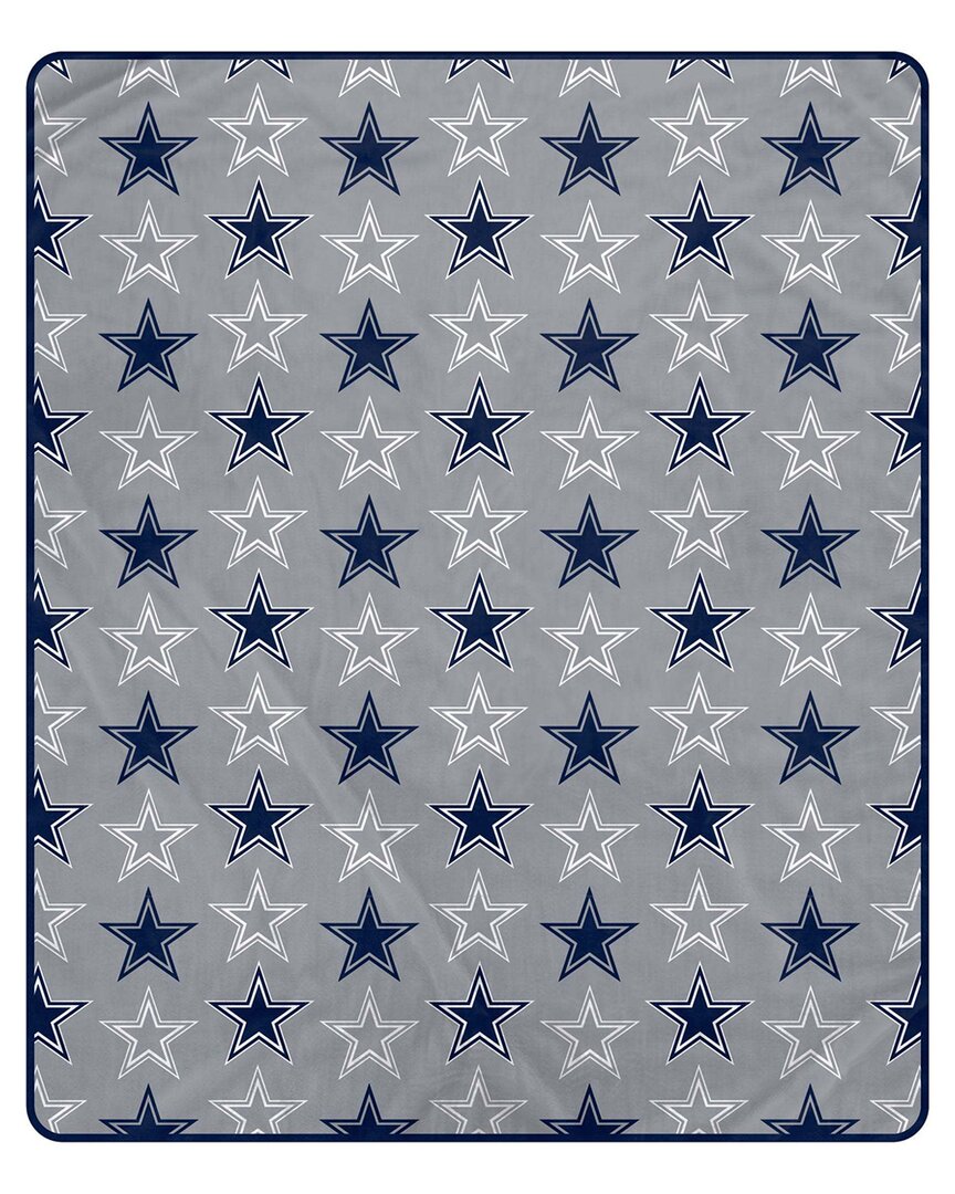 Dallas Cowboys Nfl Team Signature Logo Fleece Throw