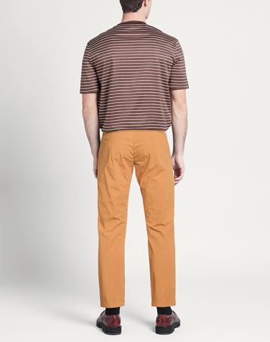 Man Pants Tan Size 33 Cotton, Elastane