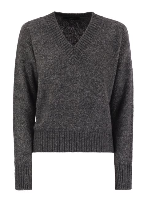Sweaters Dark Grey Melange - Women