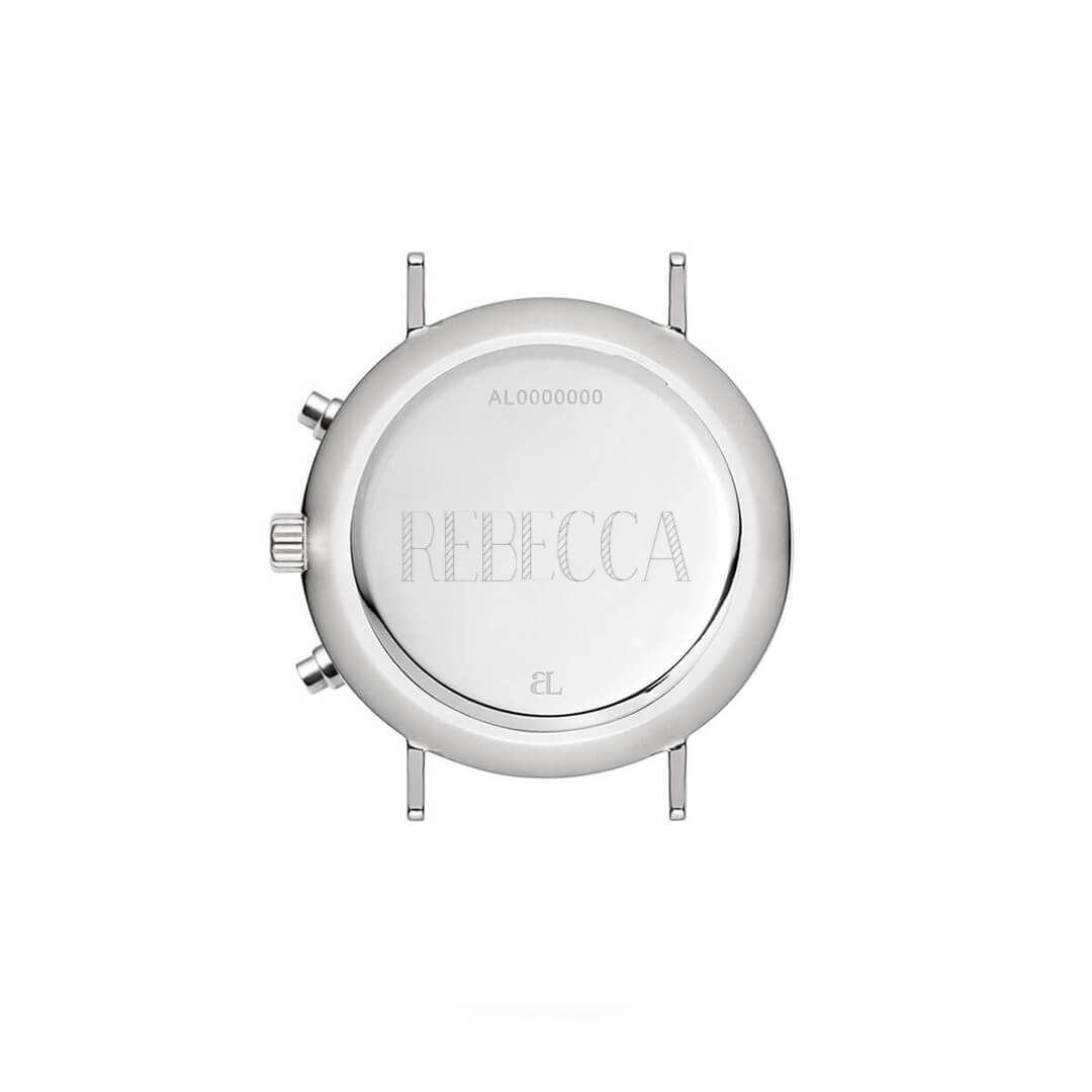 Silver Pearl Link Nueva 40 Watch