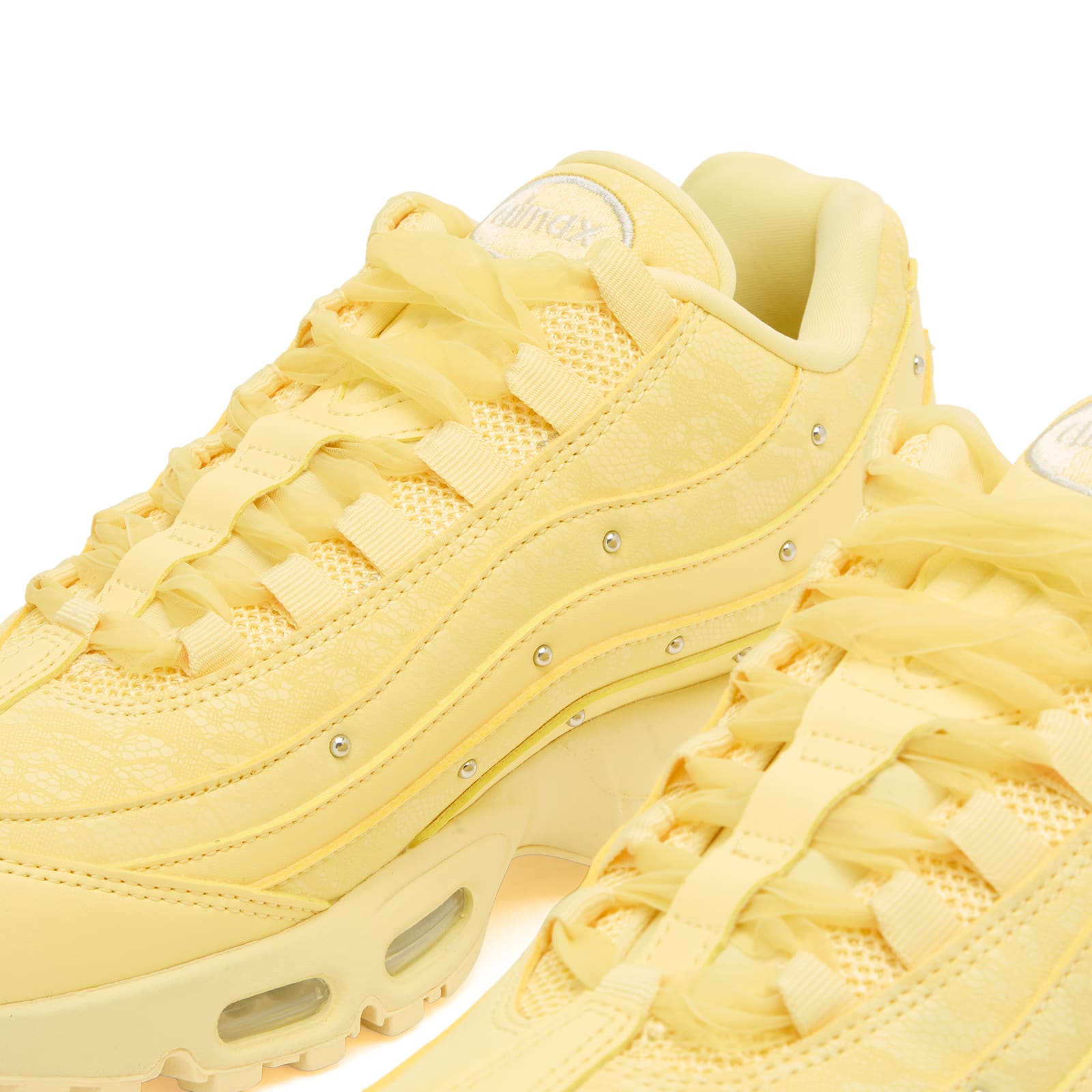 Women's Air Max 95 "Big Bubble" Sneaker Soft Yellow/Silver/Alabaster
