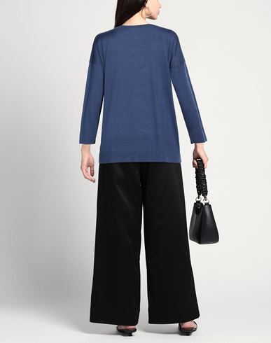 Woman Sweater Blue Size 10 Wool, Silk, Cashmere