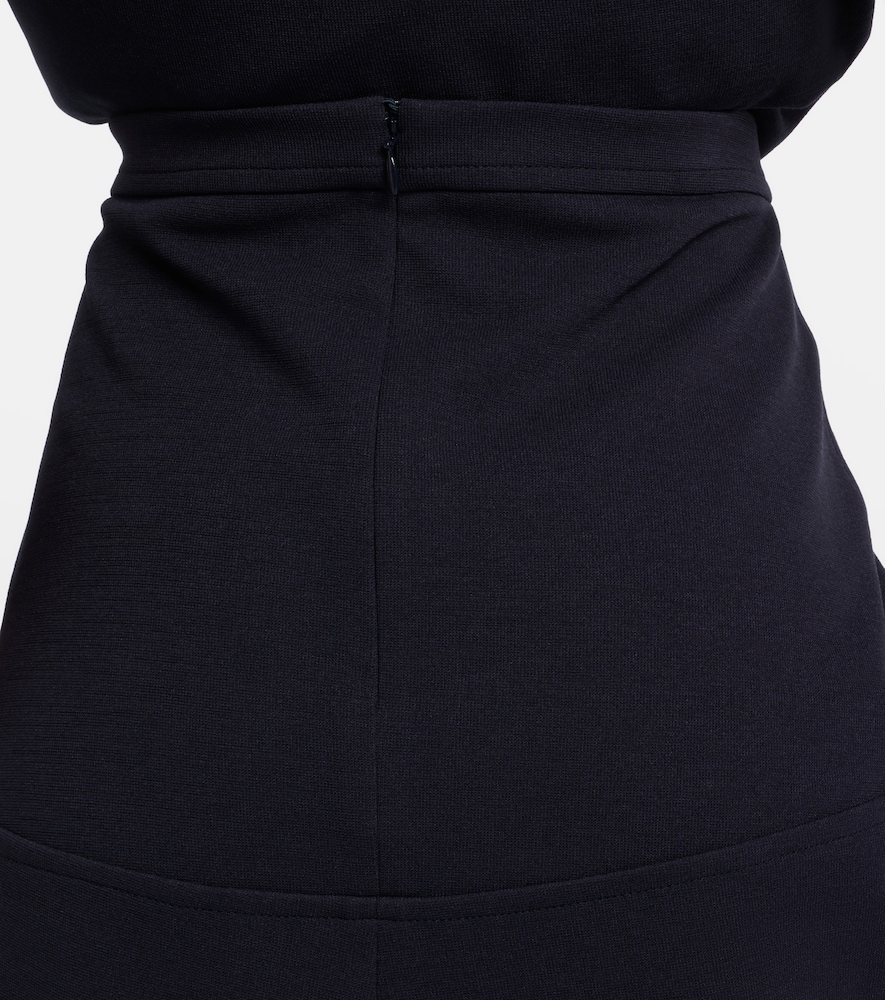 Paneled pencil skirt