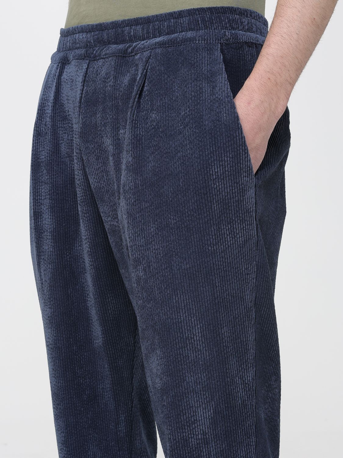 Pants Men color Blue