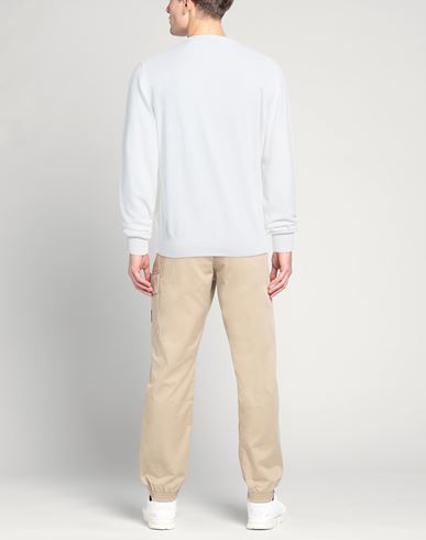 Man Sweater White Size 44 Cotton