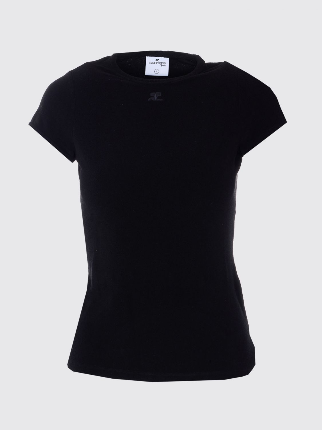 T-Shirt COURRÈGES Woman color Black