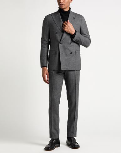 Man Suit Lead Size 40 Wool, Elastane