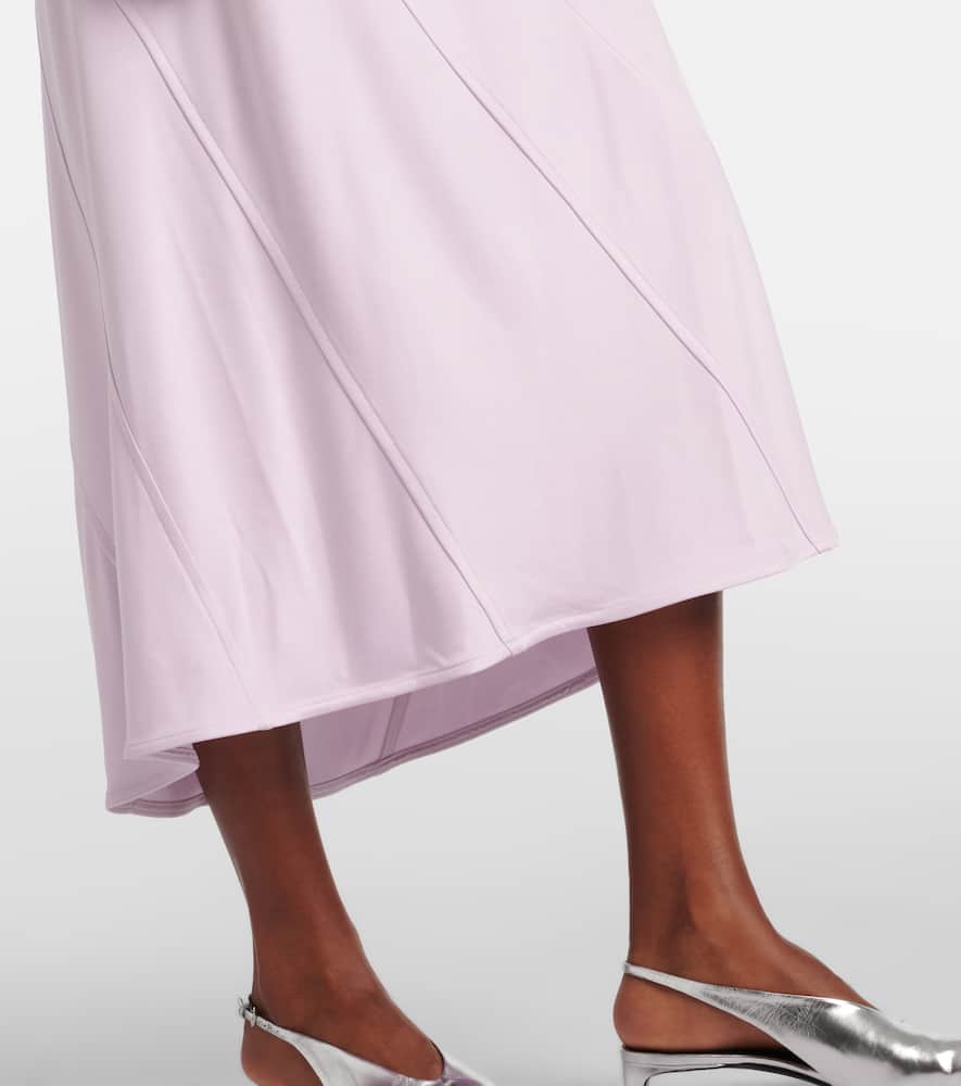 Asymmetric midi dress