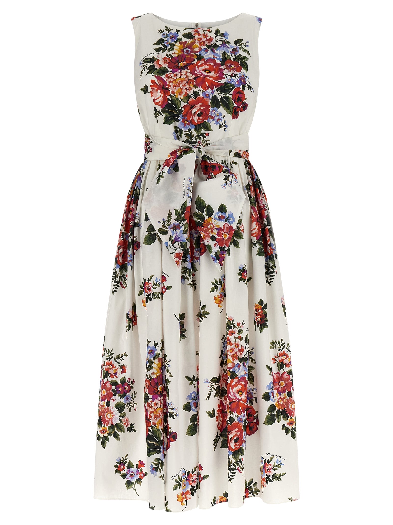 Bouquet di Fiori Dress — White