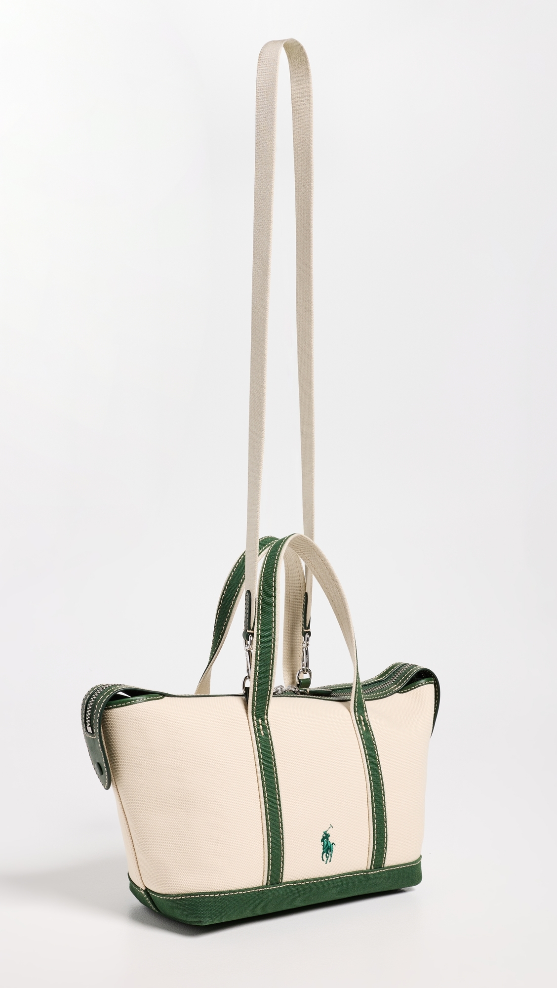 Spring Bear Mini Shopper Tote Ecru/Juniper One Size