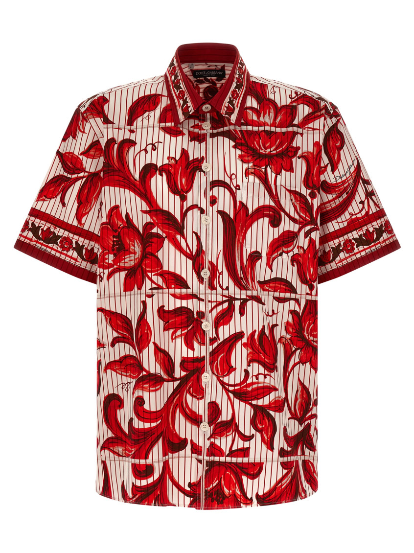 Red Regular Printed Shirt
