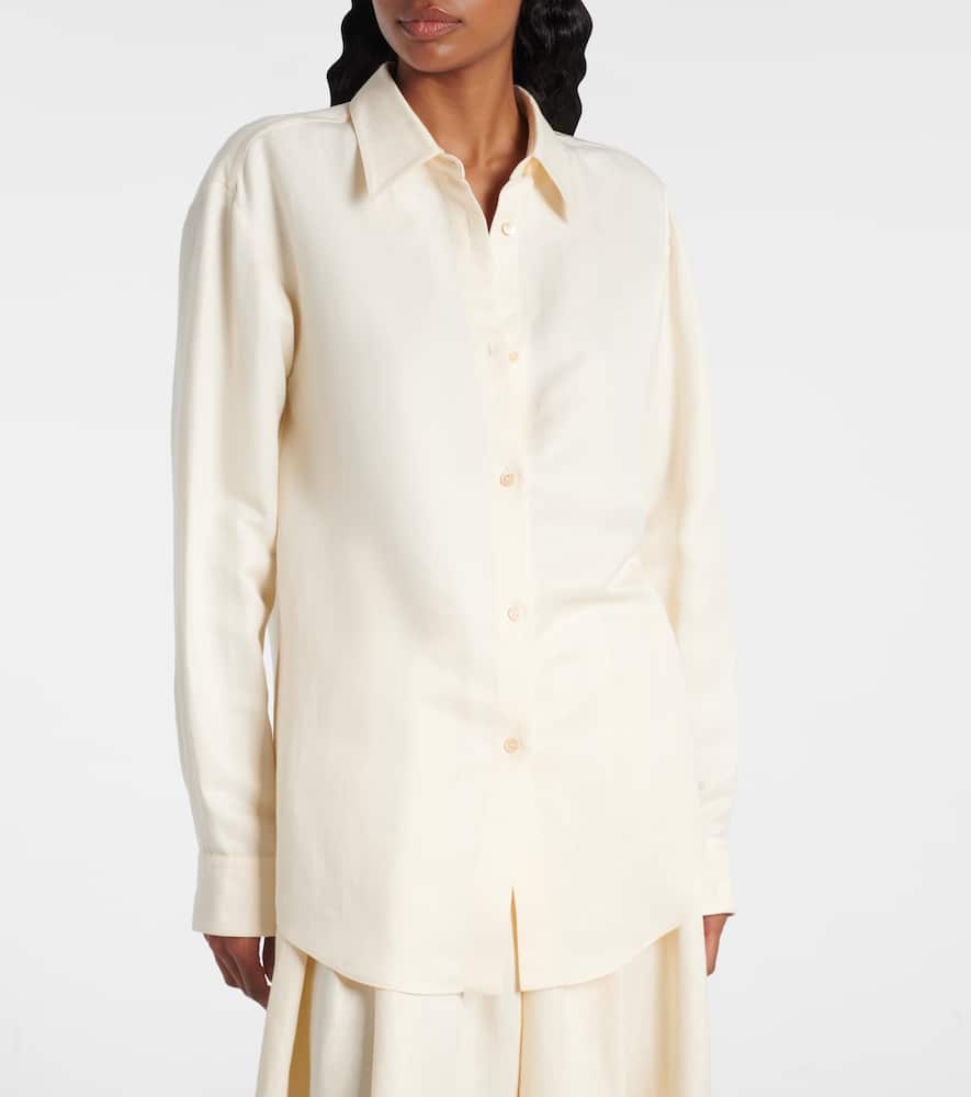 Ferrara linen and silk shirt