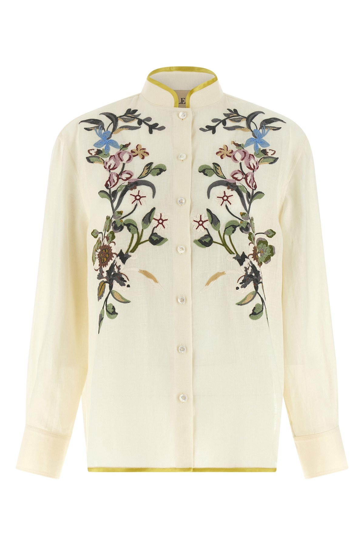 Floral Embroidery Shirt