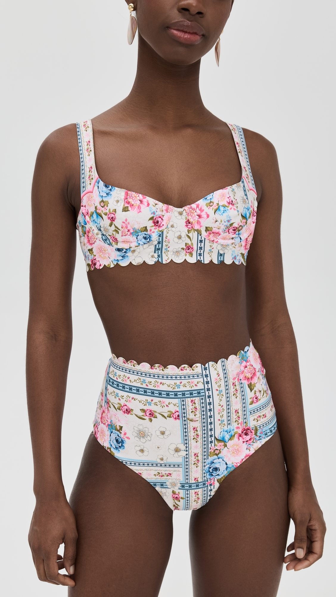 Agua Bendita Alicia Meraki Bikini Bottoms Multicolor