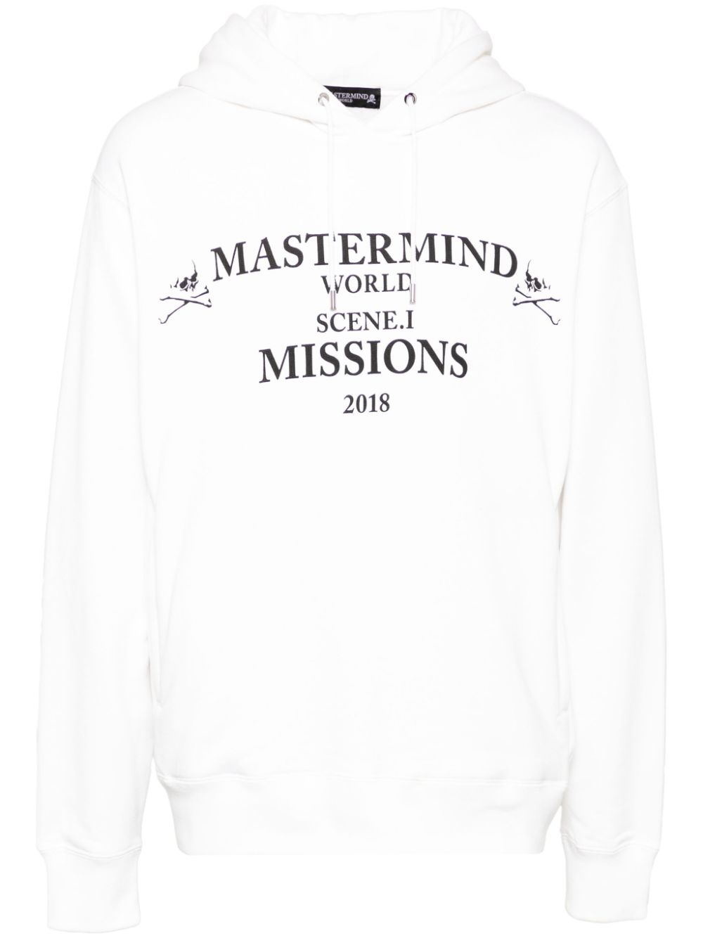Logo-print hoodie - White