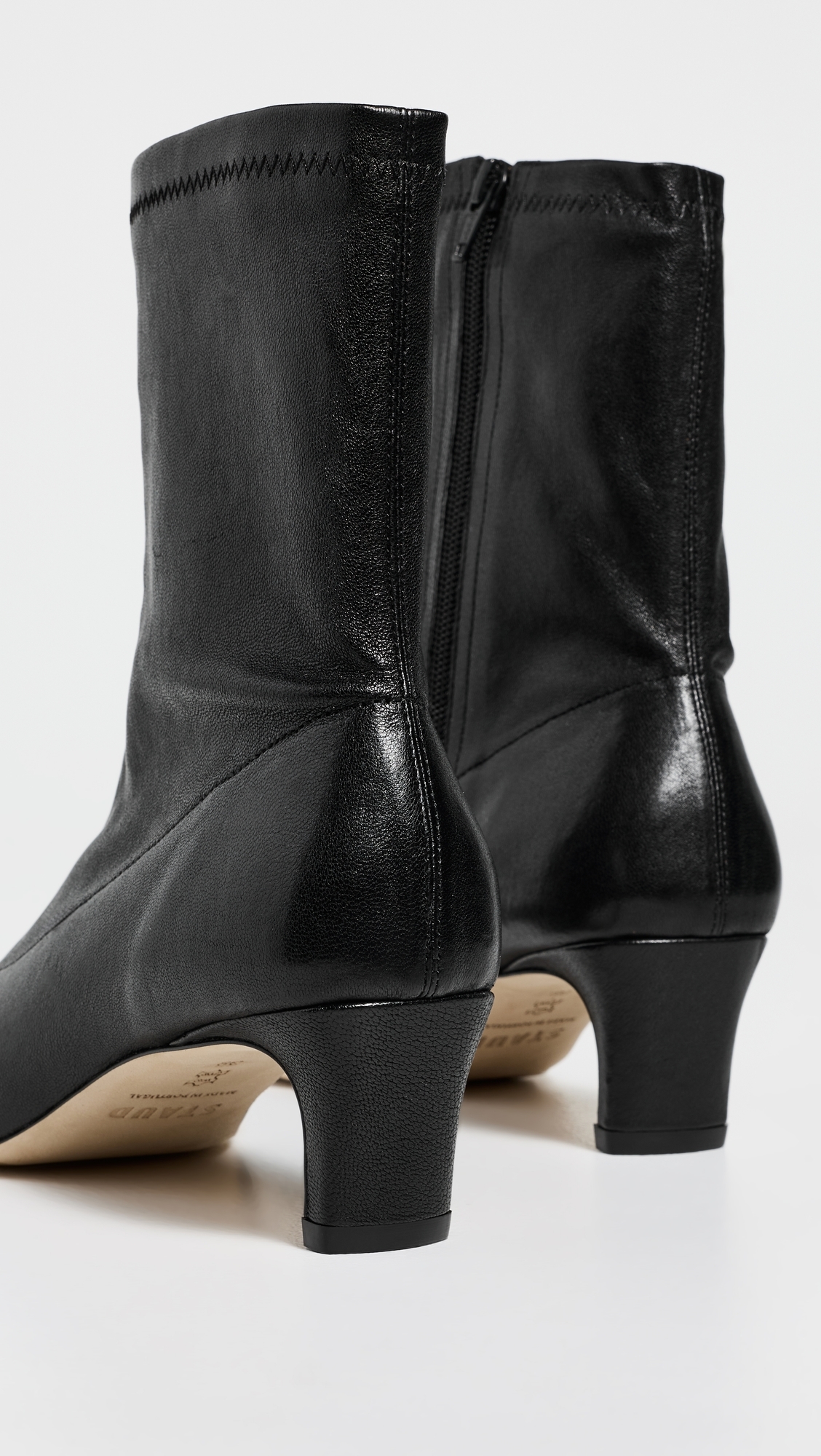 Wally Sock Ankle Boots Black
