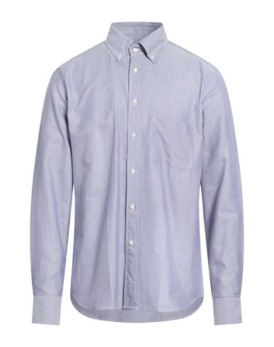 Man Shirt Navy Size 16 ½ Cotton