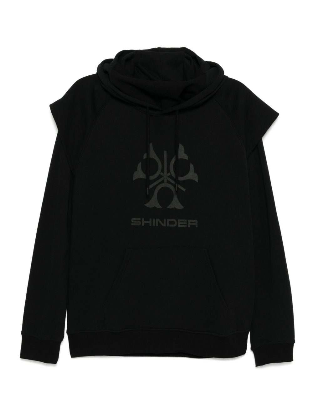 Olly Shinder folk hoodie - Black