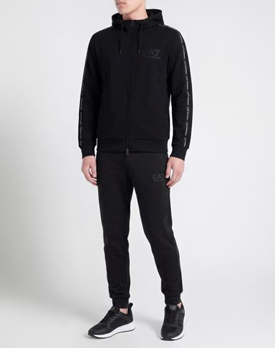 Man Sweatshirt Black Size XL Polyester, Viscose, Elastane