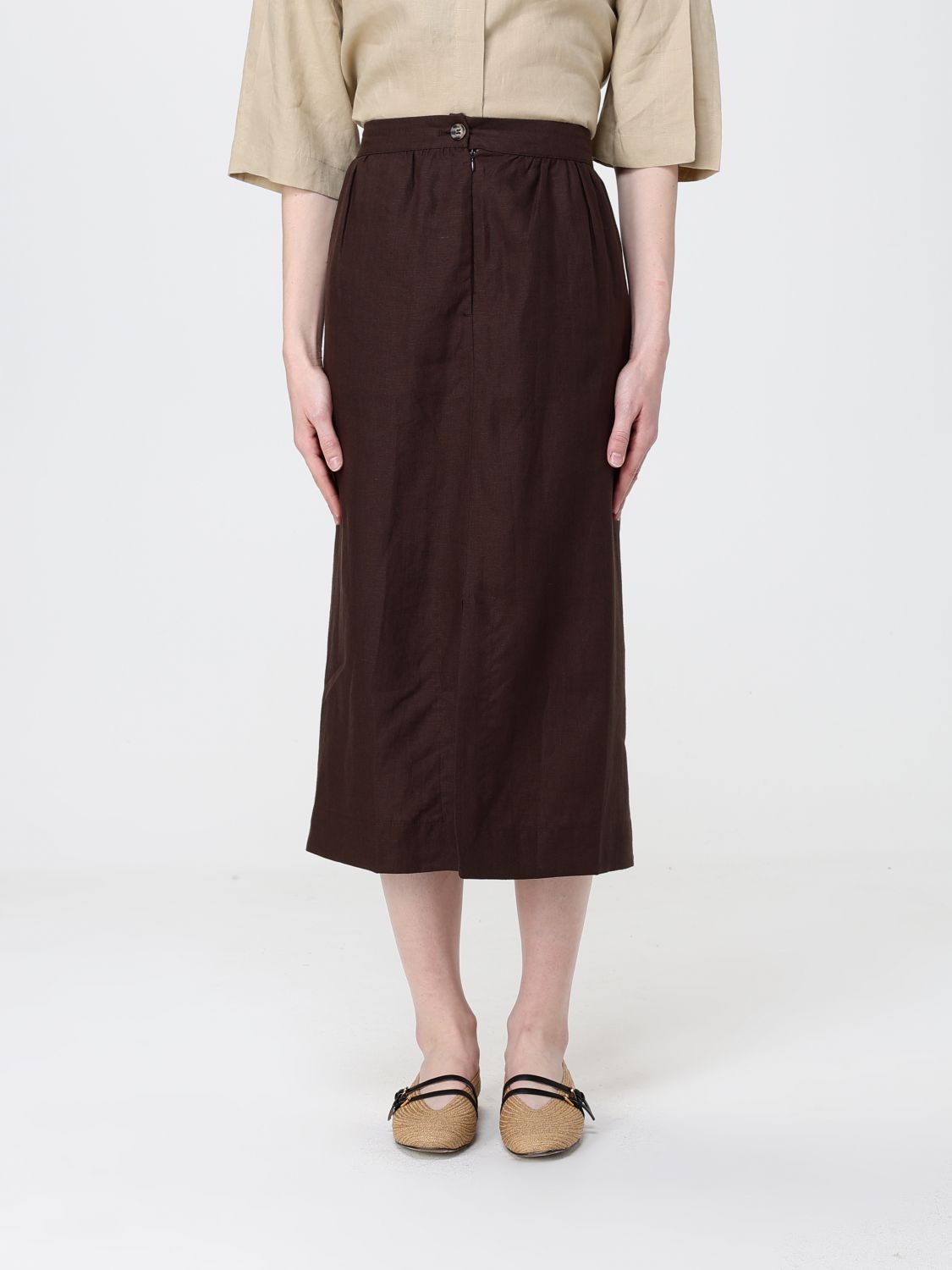 Skirt Woman color Dark