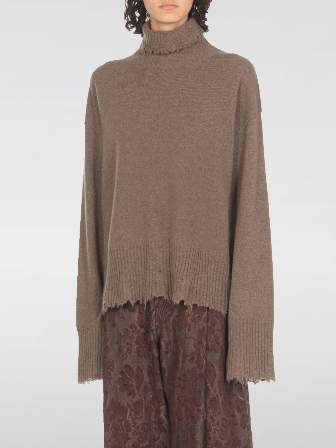 High-neck sweater - Grey