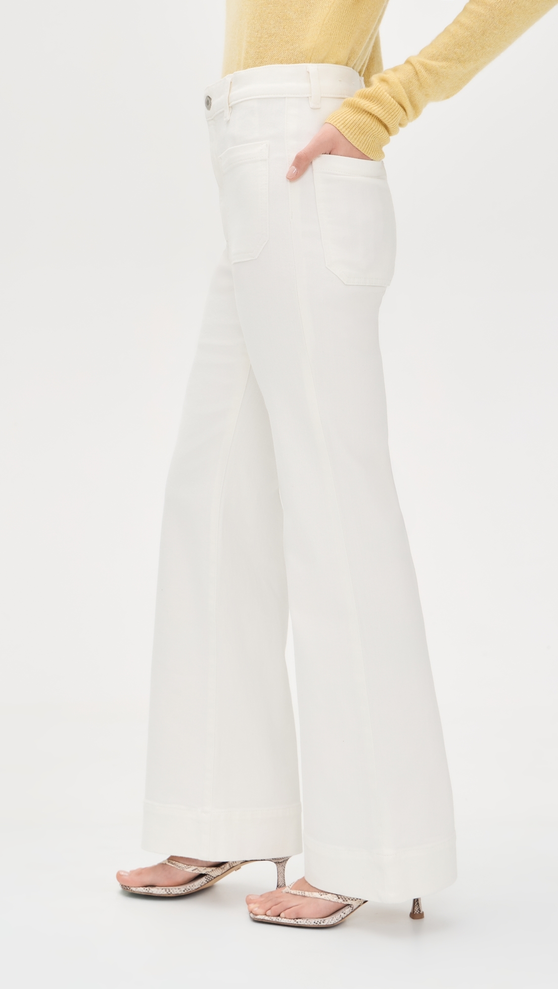 St Monica Jeans Natural White