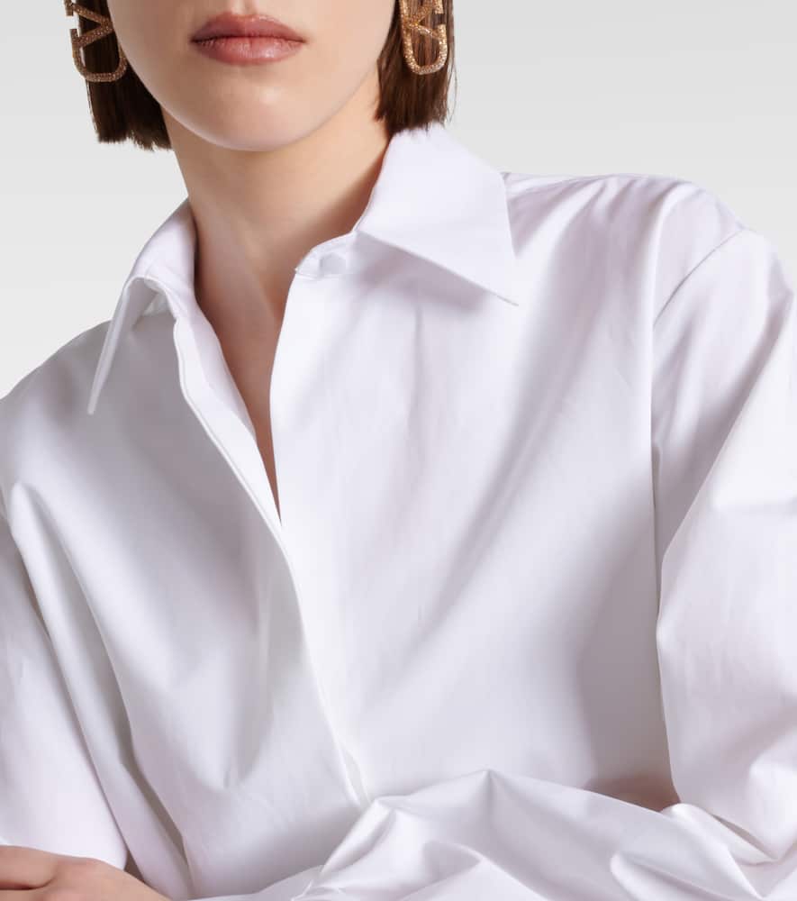 Oversized cotton shirt