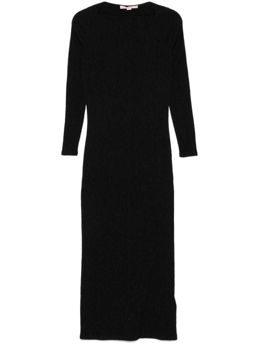 Long-sleeve maxi dress - Black