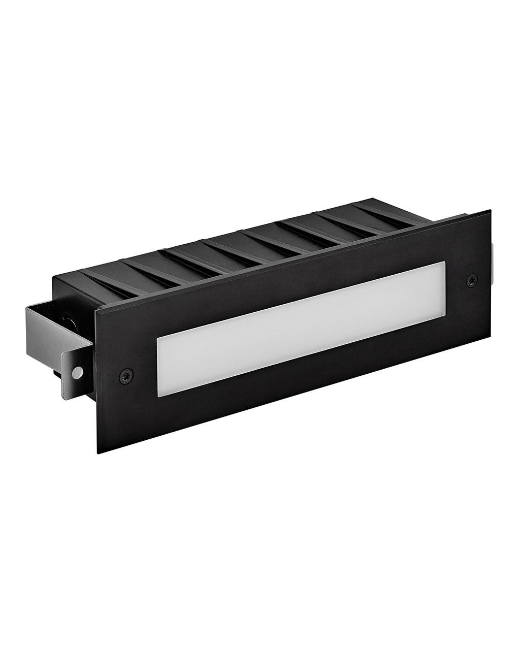 Stainless Steel Black LED Brick Light from the Sparta - Dash Collection