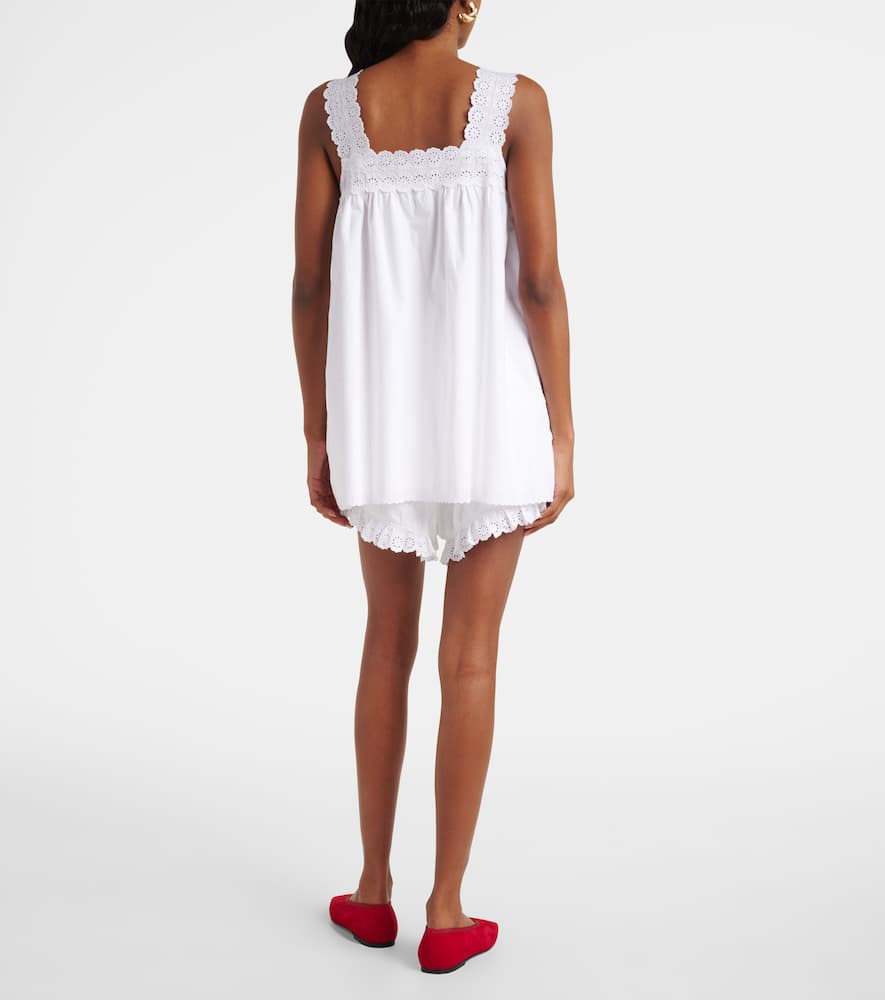 Ezra broderie anglaise cotton top