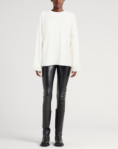 Helmut Lang Woman Sweatshirt Ivory Size L Cotton