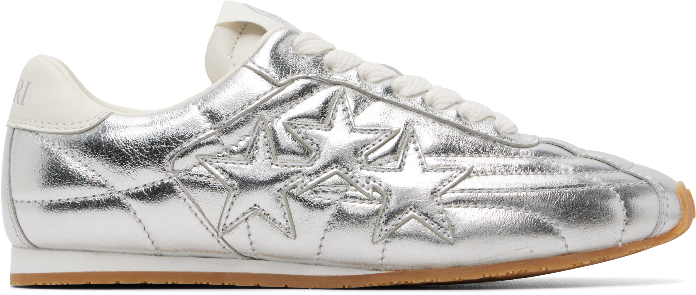 Silver Pacific Football Slim Sneakers