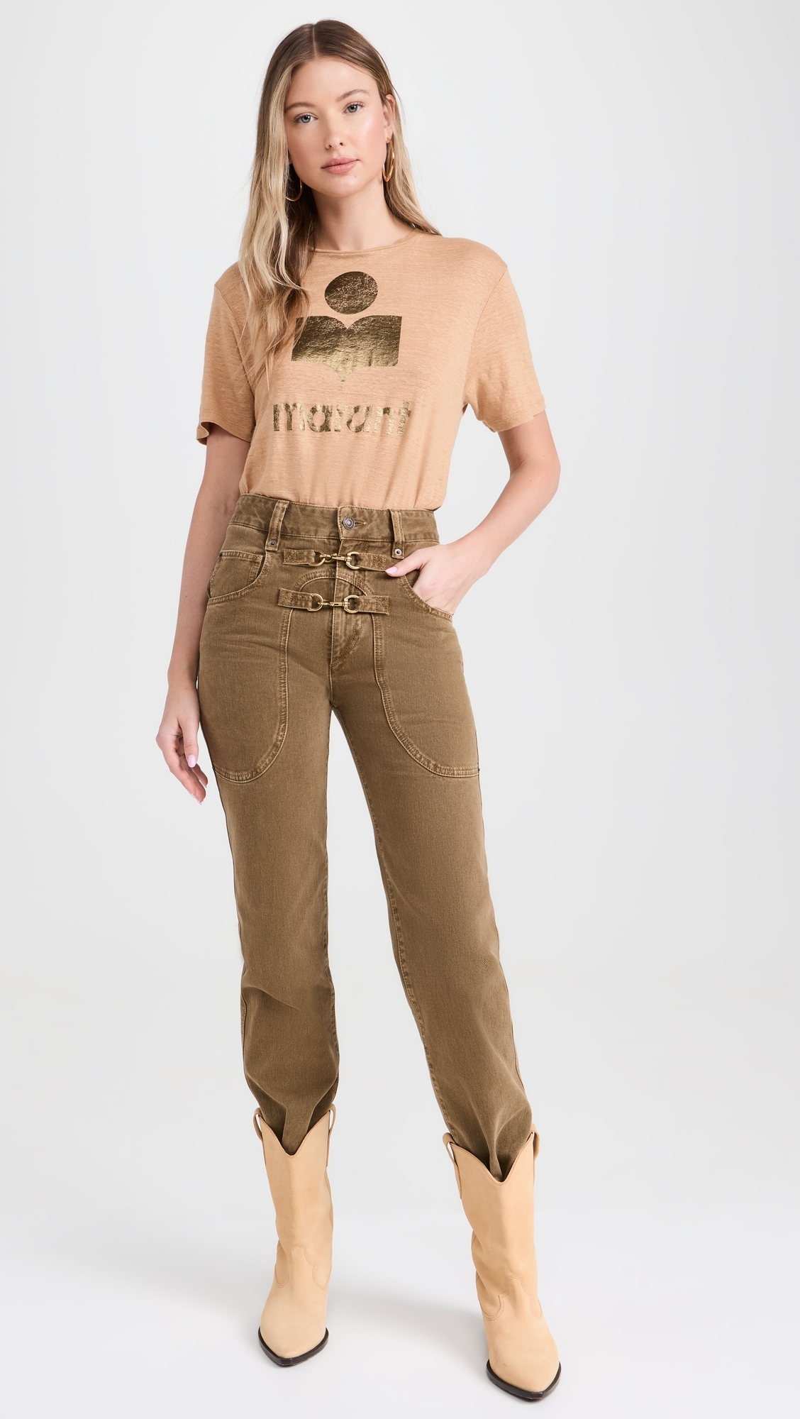 Zewel Top Camel/Bronze