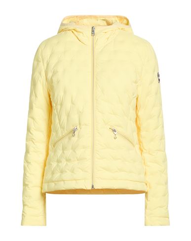 Woman Puffer Yellow Size 6 Polyester, Elastane