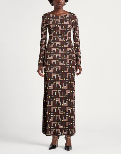 Malìparmi Woman Maxi dress Black Size 6 Viscose, Elastane