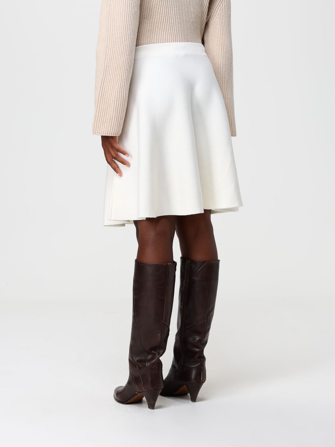 Skirt Woman color Pearl