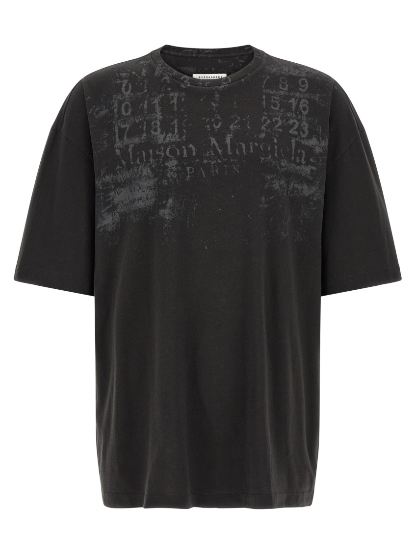 Black Graphic Crew Neck T-Shirt