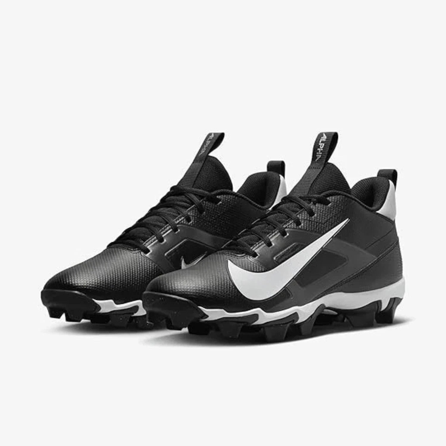 Men's Alpha Menace Shark FN0028- Black Football Cleats RHS7451