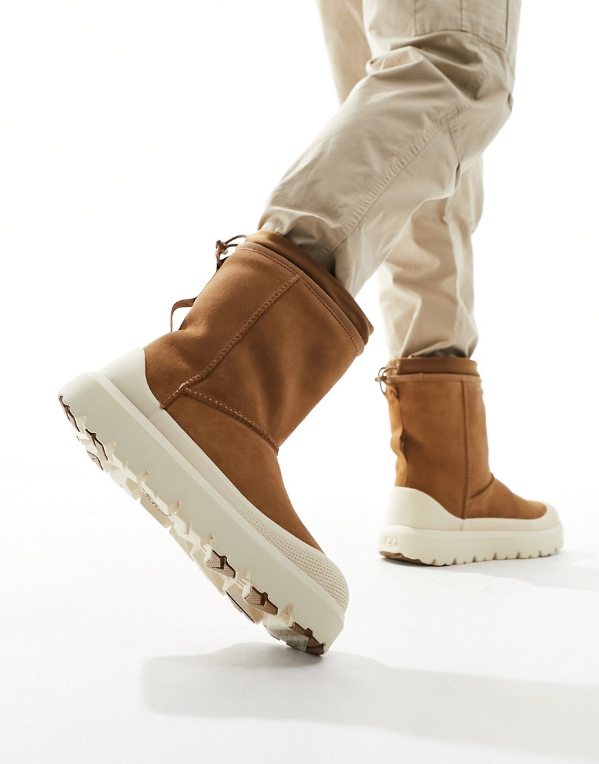 Hybrid boots in tan-Brown